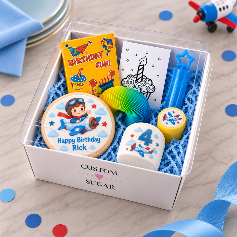 Aeroplane Deluxe Custom Favour Boxes