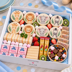 Matching Custom Sugar personalised topper