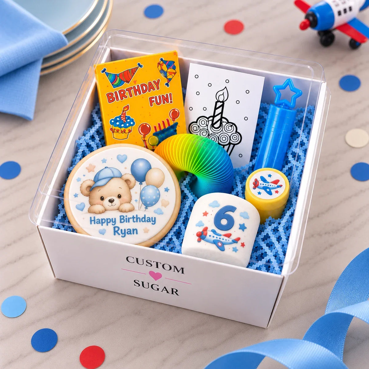 Teddy Bear Deluxe Custom Favour Boxes