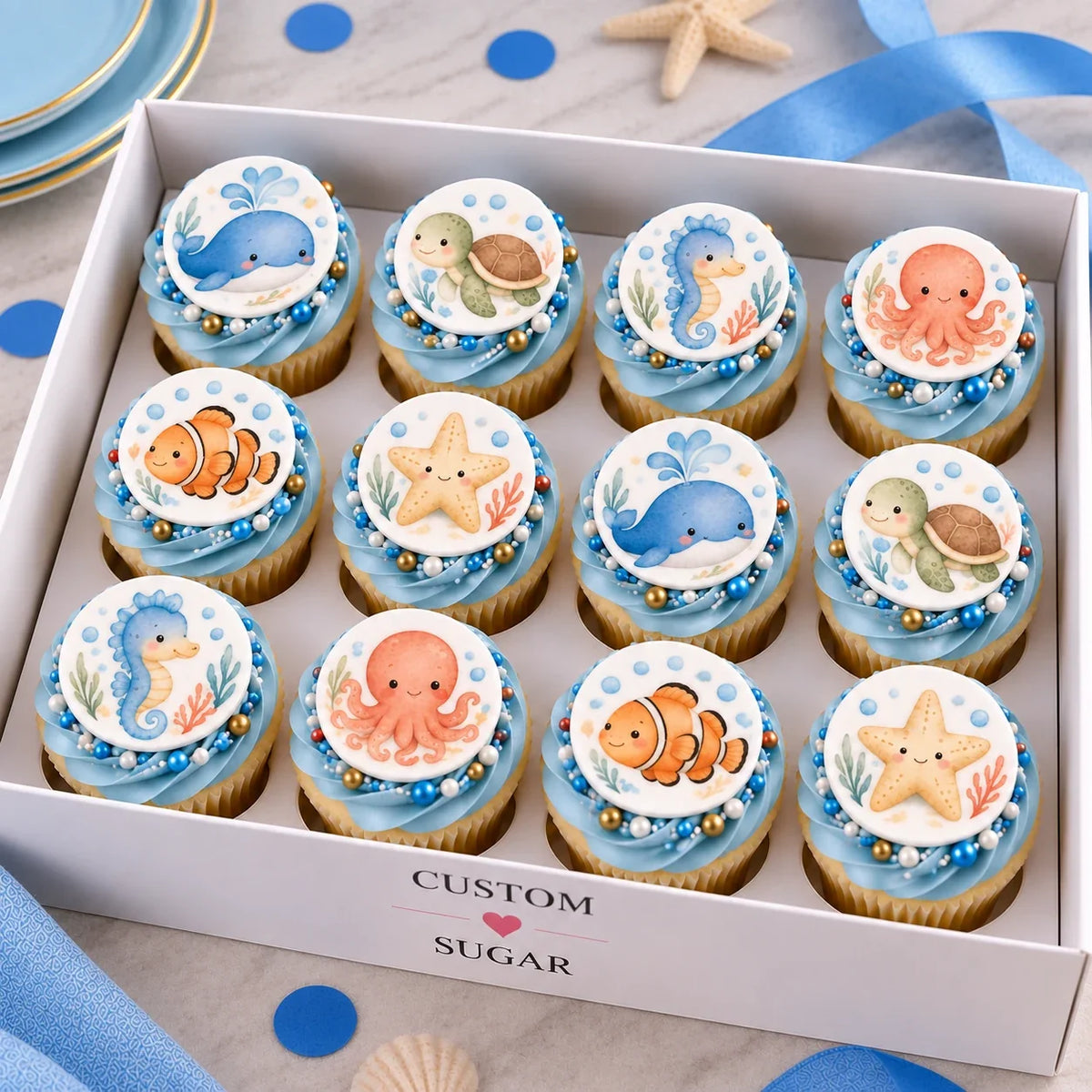 Under the Sea Cupcakes
