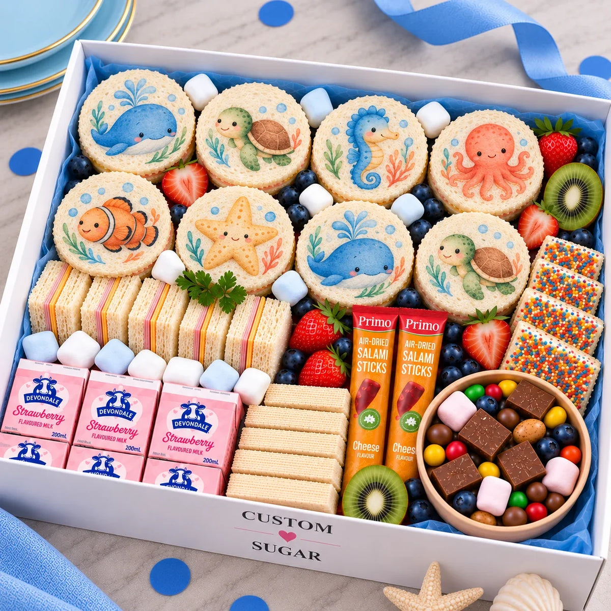 Under the Sea Signature Printed Sandwich Platter