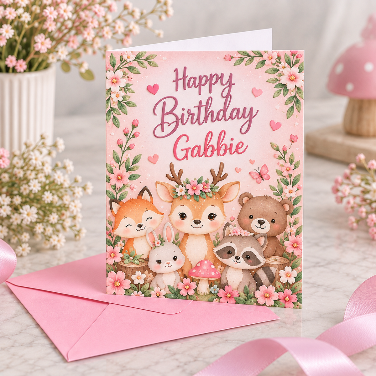 Personalised A5 Birthday Card