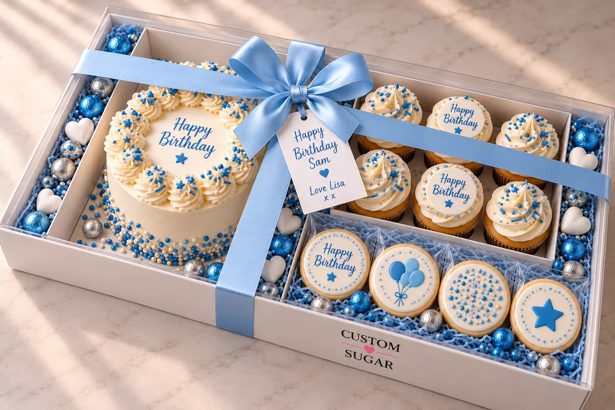 Birthday Celebration Gift Box – Blue
