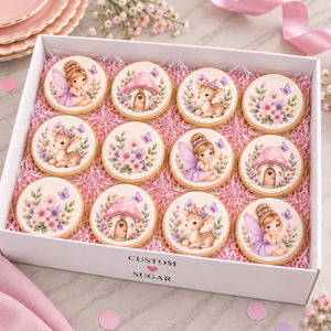 Matching Custom Sugar personalised topper