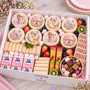 Matching Custom Sugar personalised topper
