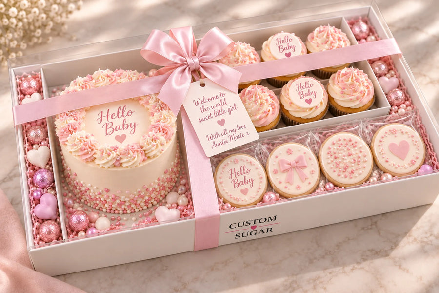 New Baby Girl Celebration Gift Box