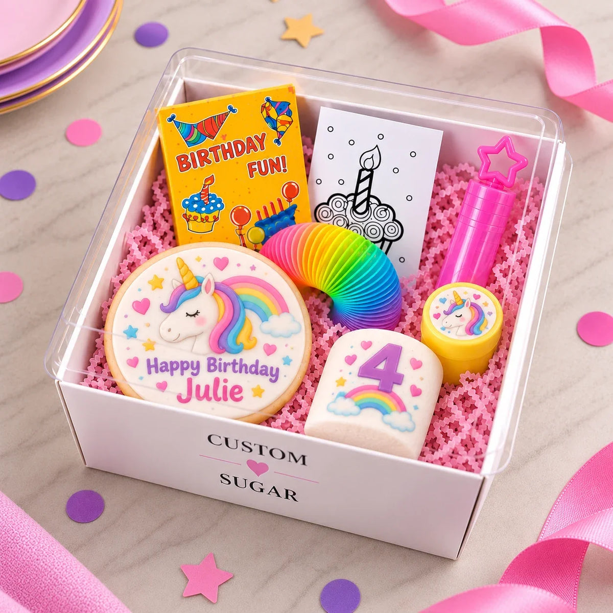 Unicorn Deluxe Custom Favour Boxes