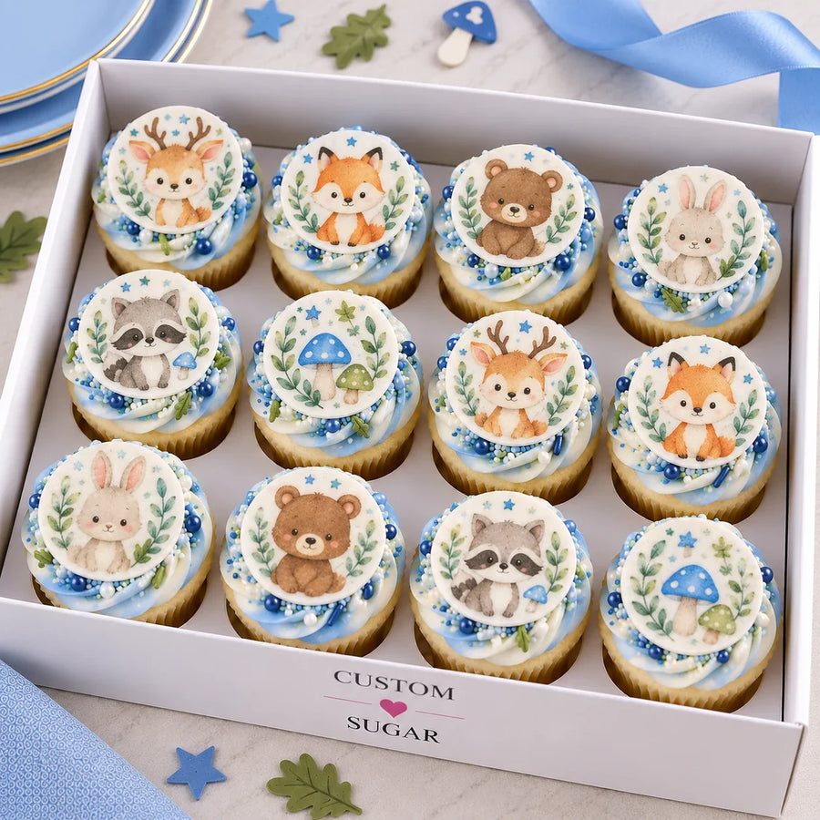Woodland Animals Cupcakes