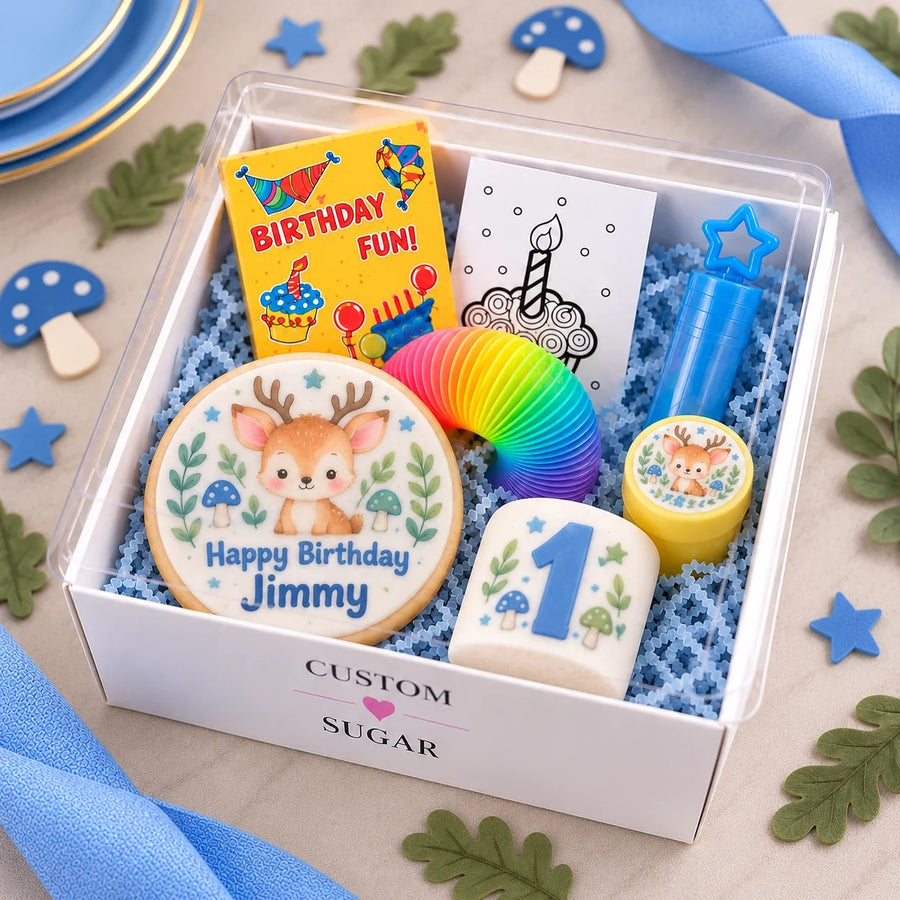 Woodland Animals Deluxe Custom Favour Boxes