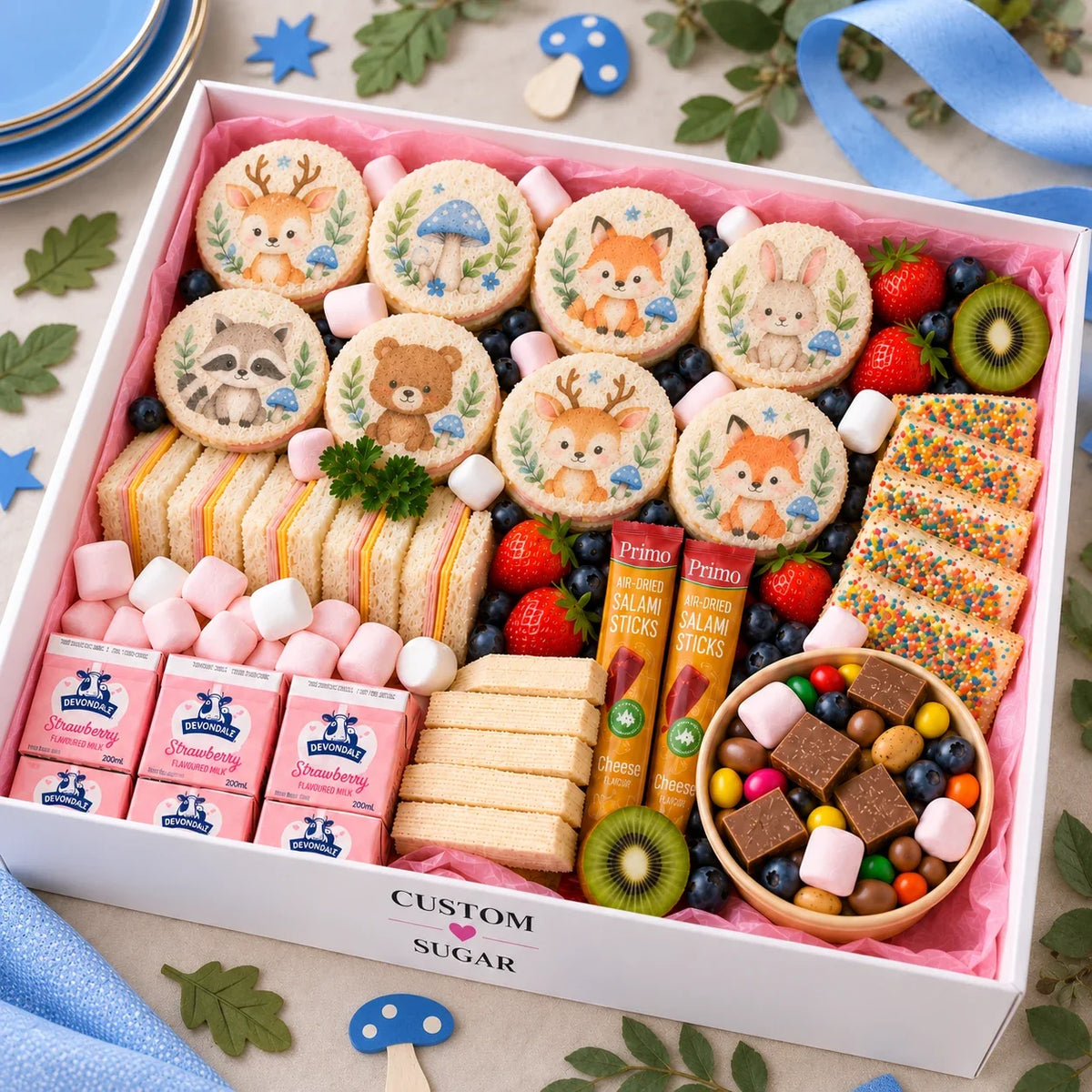 Woodland Animals Signature Printed Sandwich Platter