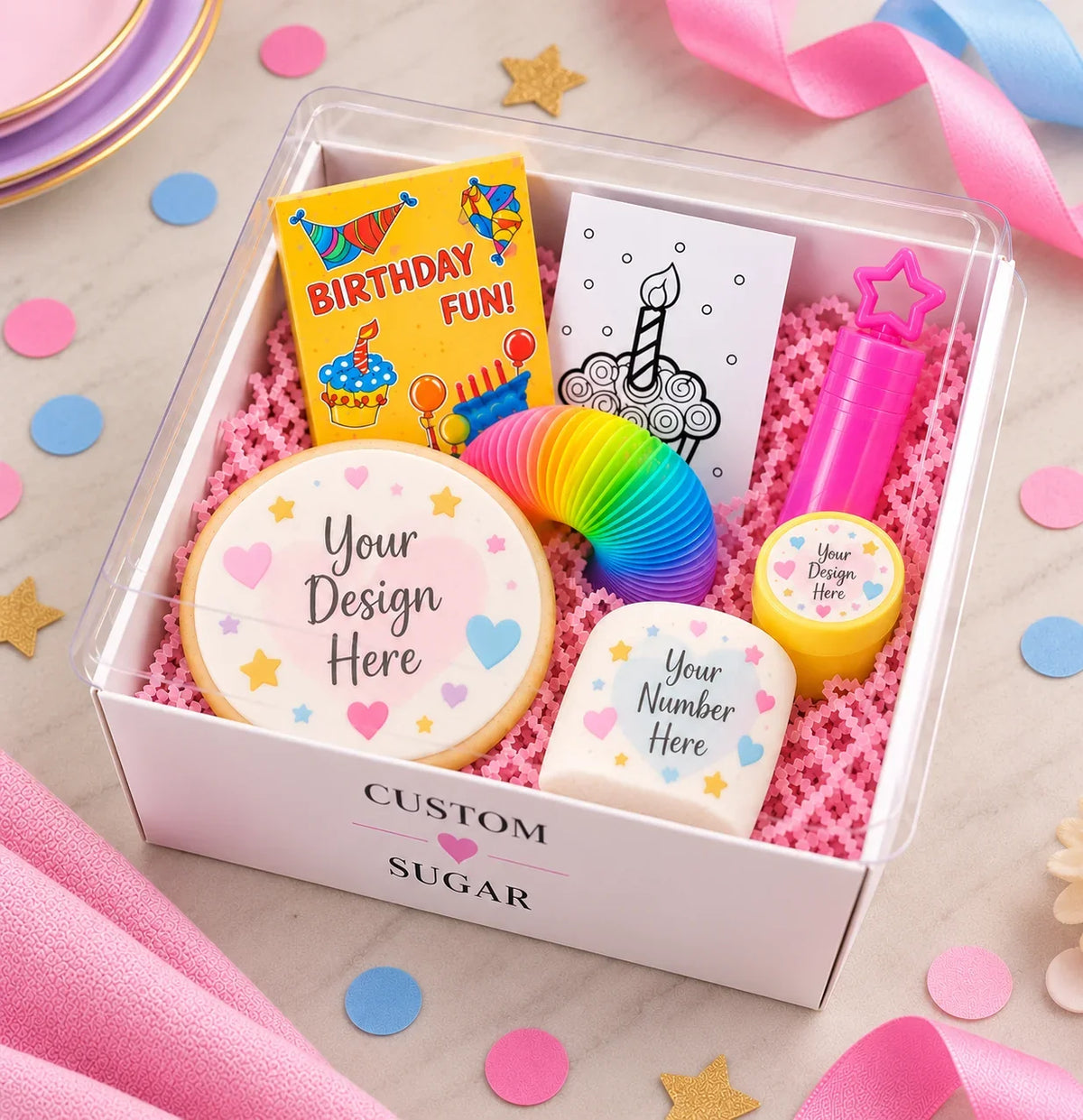 Customise Your Cake Deluxe Custom Favour Boxes
